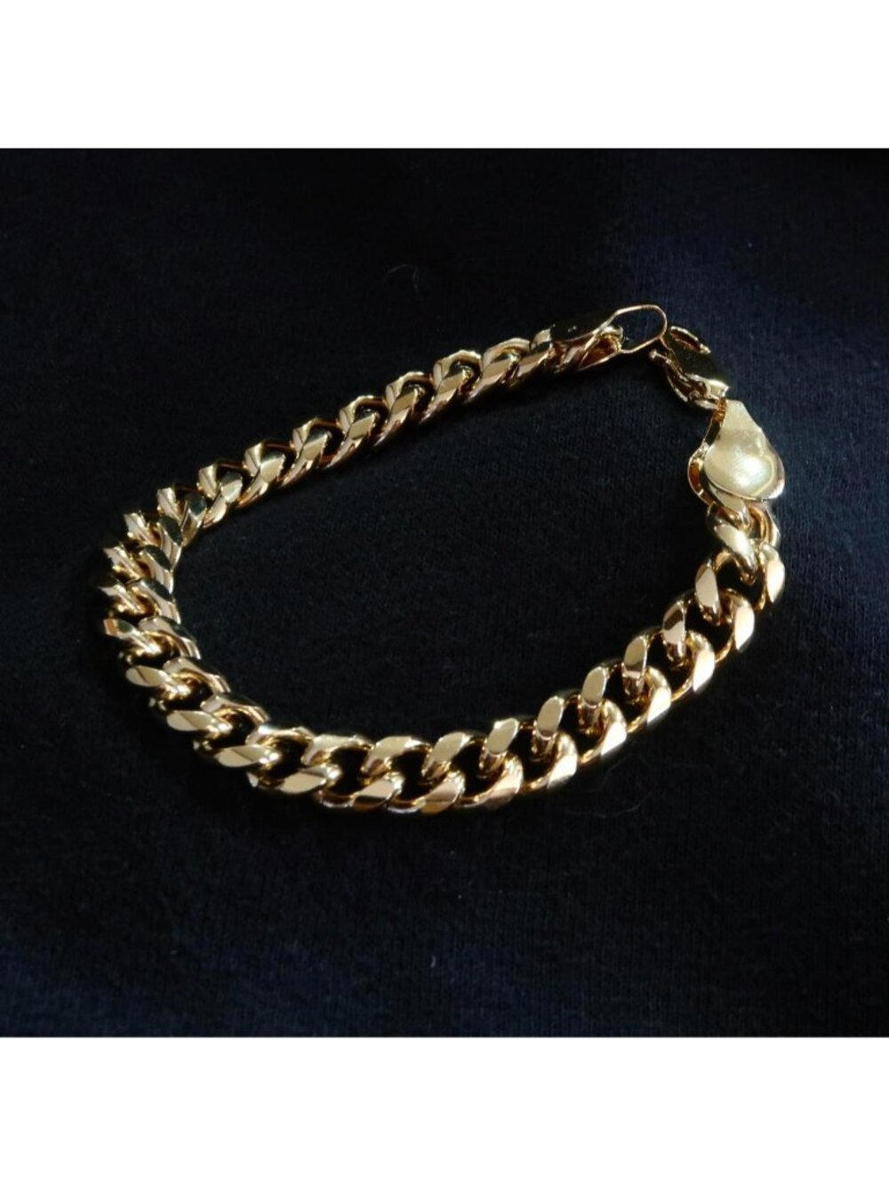 8mm Cuban Chain Bracelet for Men8 Inches in...